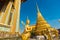 Royal grand palace temple emerald architecture at bangkok