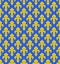 Royal Heraldic Lilies, seamless pattern