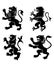 Royal heraldic lions