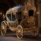 Royal Horse-Drawn Carriage in a Nostalgic Setting