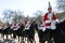 Royal horse guards, England