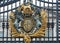 Royal Insignia on the gates of Buckingham Palace