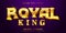 Royal king text, shiny gold style editable text effect