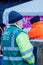 Royal Mail Strike Picket Line at Leeds Mail Centre, Leeds, UK