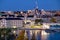 Royal Military College And Downtown Kingston At Night