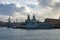 Royal Navy Offshore Patrol Vessels docked at Portsmouth Naval Base