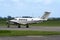 Royal New Zealand Air Force Beech 200 passenger plane departing  Ohakea Air Base, New Zealand - October 5, 2006