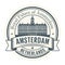 Royal Palace, Amsterdam, Netherlands stamp