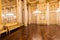 Royal Palace Ballroom. Luxury elegant ancient interior, vintage style