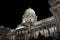 Royal palace cupola at night, budapest