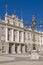 Royal palace in Madrid