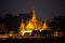 Royal Palace Night View Phnom Penh Capital City of Cambodia