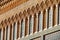 Royal Palace from Place des Alaouites with brass doors in Fes, Morocco