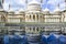 Royal pavillion reflection panorama brighton uk