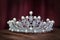 Royal pearl diadem, crown for bride. Wedding, queen