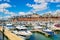 Royal Ramsgate Marina and waterfront panorama Kent England