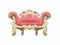 Royal red velvet furniture