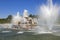 Royal residence Versailles fountain