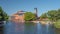 The Royal Shakespeare Theatre and River Avon, Stratford upon Avon.