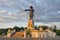 Royal statue of King Chao Anouvong at Chao Anouvong Park, Vientiane Capital, Laos