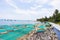 Royalty high quality free stock image of boats at Nha beach on Son island, Kien Giang, Vietnam. Near Phu Quoc island.