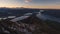 Roys Peak sunset time lapse, south island New Zealand