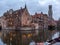 The Rozenhoedkaai Quay of the Rosary canal in Bruges