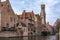 The Rozenhoedkaai Quay of the Rosary canal in Bruges