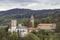 Rozmberk nad Vltavou castle in Southern Bohemia, Czech Republic