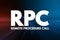 RPC - Remote Procedure Call acronym