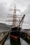 RRS Discovery steamship used for Antarctica research which is displayed in a museum in Dundee, Scotland