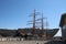 RRS Discovery and the V&A Dundee in the background, Scotland