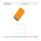 RTE reverse tuck end folding box (3.10x0.40x6) inch custom box Dieline template