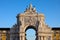 Rua Augusta Arch at Sunrise in Lisbon