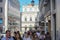 Rua do Carmo, Lisbon tourist route, beautiful footbridge