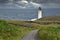 Rua Reidh lighthouse near Gairloch, Scottish Highlands