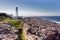 Rua Reidh Lighthouse and rocks