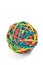 Rubber band ball