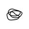 Rubber band icon, vector illustration