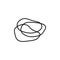 Rubber band icon, vector illustration