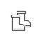 Rubber boots outline icon