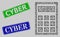 Rubber Cyber Stamps and Net Calculator Mesh