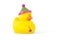 Rubber Duck with Party Hat