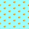 Rubber duck pixel art pattern seamless. 8 bit background. pixelated Ornament of kids fabric