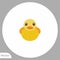 Rubber duck vector icon sign symbol