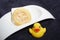 Rubber ducky, soap and towel