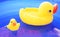 Rubber Ducky in the water