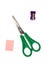 Rubber ,pencil sharpeners and scissors