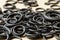 Rubber sealing o-rings for sealing parts of technology, machinery and mechanisms