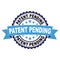 Rubber stamp with Patent pending concept